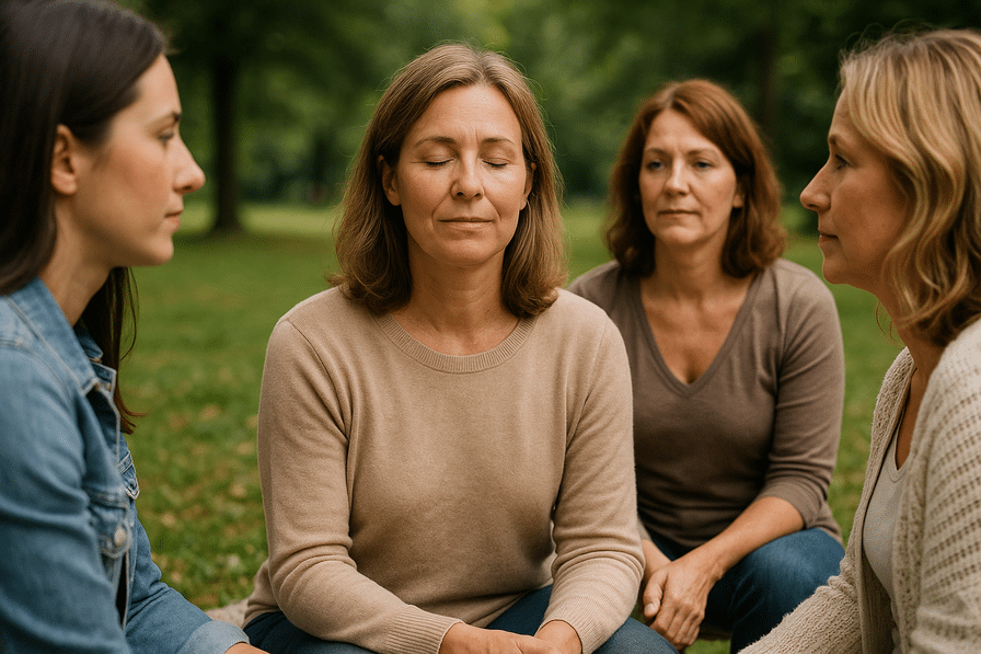 תיאור תמונה ברור בנושא 'טיפול בחרדות ללא תרופות'