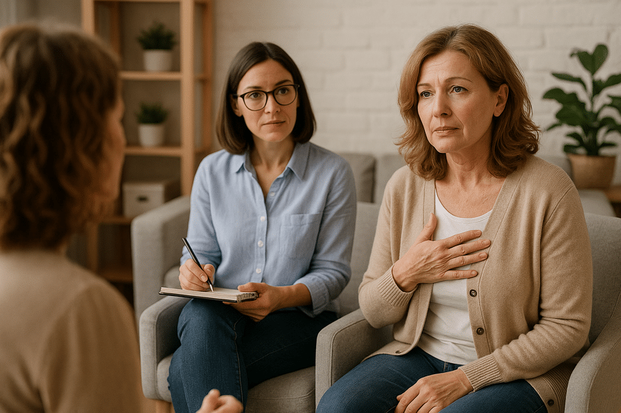 אישה עומדת בביטחון, מסמלת צמיחה אישית והעצמה במערכות יחסים