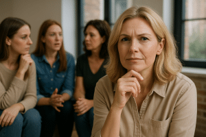 תיאור תמונה ברור בנושא 'איך להפסיק לפקפק בעצמך בכל החלטה'