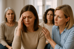 A woman feeling empowered and liberated as she navigates emotional memories using IEMT.