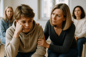 תיאור תמונה ברור בנושא 'איך לעזור לנער או לנערה עם ADHD להתמודד רגשית'